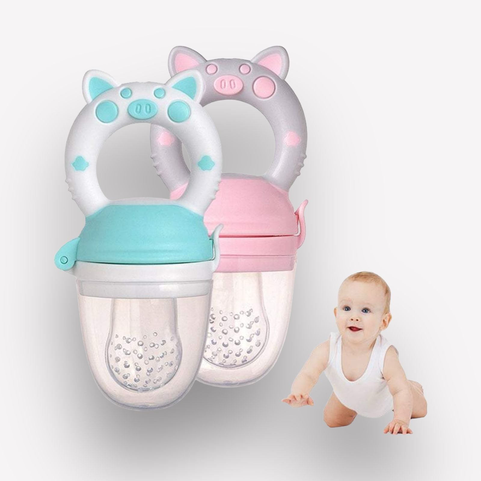 Chupeta Porta Frutinhas e Papinhas