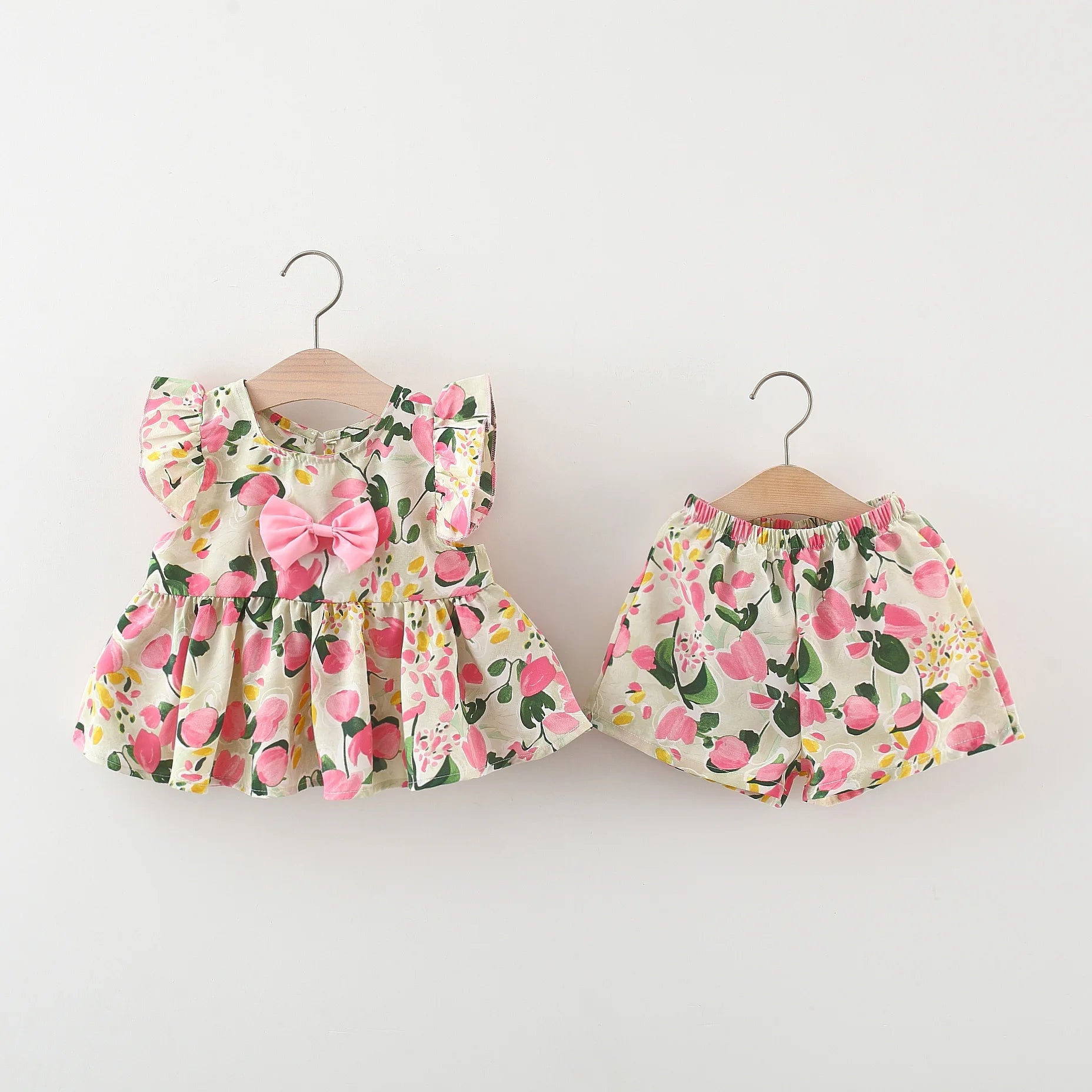 Conjunto Feminino Infantil Floral